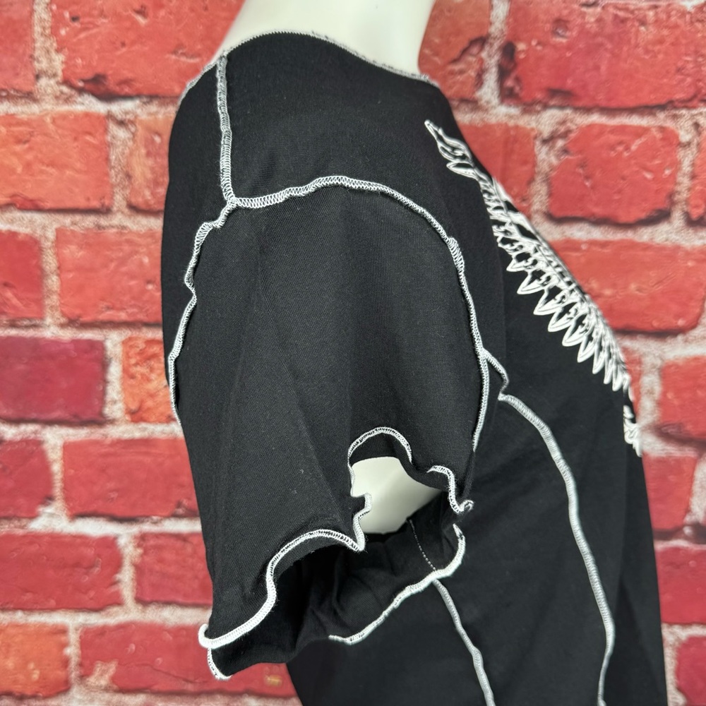 Affliction Women’s Graphic Baby Tee -Size: XL -NWOT - Picture 7 of 11